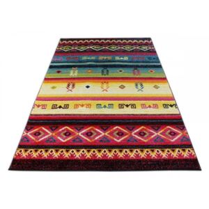 Kusový koberec Aztek čierny, Velikosti 80x150cm