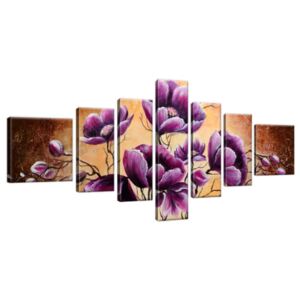 Obraz na plátne Rastúce fialové kvety 160x70cm 1506A_7C