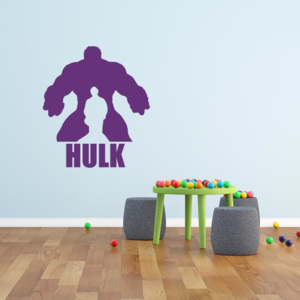 GLIX Avengers Hulk - samolepka na stenu Fialová 60x40 cm