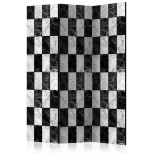 Paraván Checker Dekorhome 135x172 cm (3-dielny)