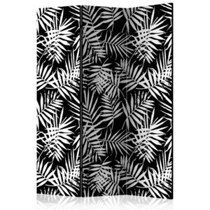 Paraván Black and White Jungle Dekorhome 135x172 cm (3-dielny)