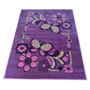 Detský koberec Jorda fialový, Velikosti 133x190cm