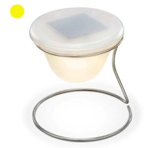 Solárna LED dizajnová stolová lampa Esotec 102024 - teplá biela