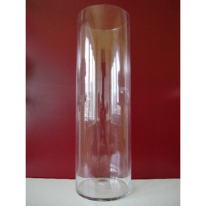 Číra sklenená vysoká váza v tvare valca 80cm