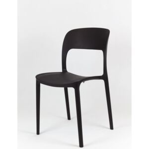 MAXMAX Dizajnová stolička BIBIONE - čierna
