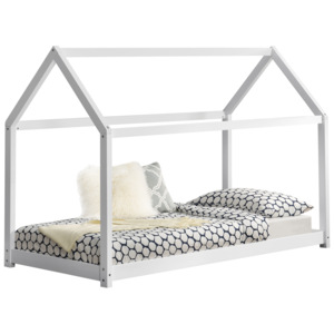 [en.casa] Detská posteľ AAKB-8678 - biela - 90 x 200 cm