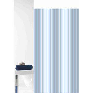 GRUND Sprchový záves VERTICAL biela modrá 180x200 cm