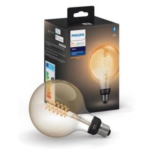 Philips Hue White 8719514279131 LED žiarovka Filament E27 7W/550lm G125 Globe 2100K Bluetooth