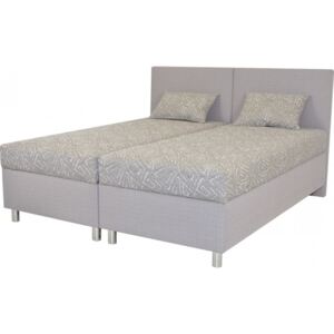 Čalúnená posteľ Colorado 180x200, šedá, vrátane matracov a úp