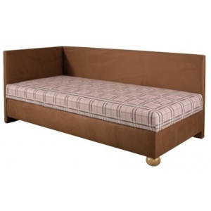 New Design Čalúnená posteľ GREY 90x200, ľavý roh