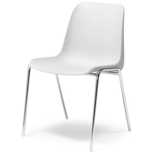 Plastová stolička Sierra, biela
