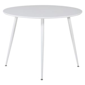 Plaza okrúhly jedálenský stôl biela/biela