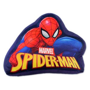 Setino Tvarovaný 3D vankúš Spiderman MARVEL - 40x32cm - modrá