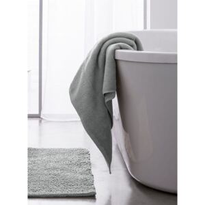 Osúška do kúpeľne v svetlo sivej farbe 50 x 90 cm