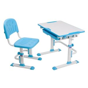 FUNDESK Rastúci stôl CUBBY LUPIN + stolička Farba: Modrá