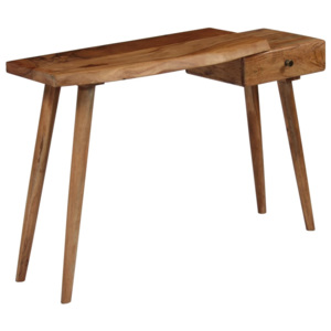 Konzolový stolík, masívne akáciové drevo 115x35x76 cm