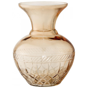 Sklenená váza Light Brown Glass (kód JESEN2020 na -20 %)