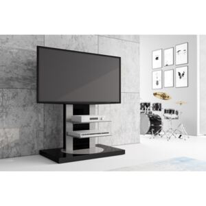 Otočný TV stolik- stojan Hubertus ROMA 2 čierna DOPRAVA ZADARMO