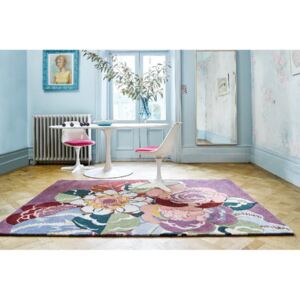 Ružový ručne tkaný koberec Flair Rugs Rosa Lifestyle, 200 × 290 cm