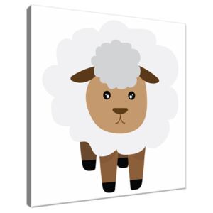 Obraz na plátne Biela ovečka 30x30cm 4135A_1AI