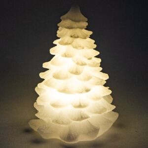 Vianočná LED svíčka Alabaster tree, 12 cm