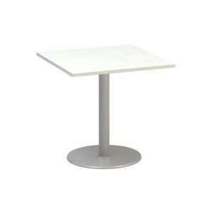 Konferenčný stôl Alfa 400, 80 x 80 x 74,2 cm, dezén biela