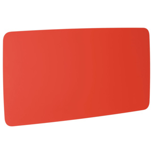 Sklenená magnetická tabuľa, zaoblené rohy, 2000x1000 mm, svetločervená