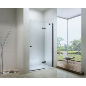 Mexen ROMA sprchové otváracie dvere 80 cm, čierna-transparentná, 854-080-000-70-00