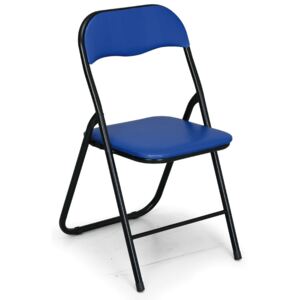 Skladacia konferenčná stolička BRIEFING 4+2 ZADARMO, modrá