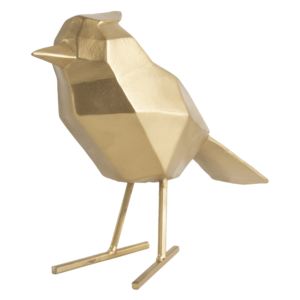 PRESENT TIME Dizajnová zlatá soška Statue Bird