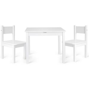 Vulpi Yeti stôl pre deti + 2 stoličky biele