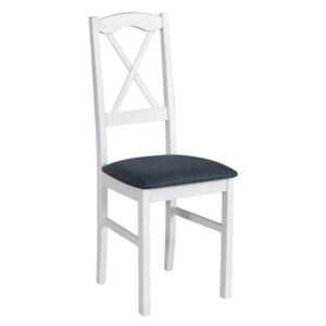 Jídelní židle CASA 11, 95x40x43 cm, bílá/látka 8