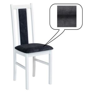 Jídelní židle FORET 14, 94x43x40 cm, bílá/látka 24Z