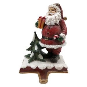Dekorácia Santa s háčikom na krbovú rímsu - 10 * 8 * 16 cm