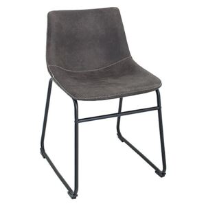 Django jedálenská stolička vintage sivá