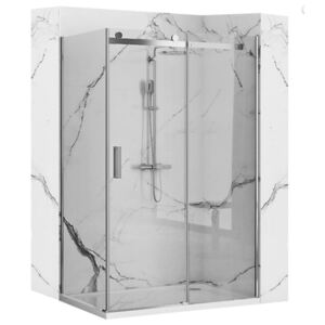 REA - WHISTLER sprchový kút 80 x 100 cm, číre sklo 8mm/chrómový profil, REA-K0847