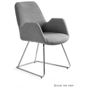 Dizajnová stolička Catherine šedá