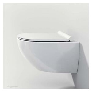 Catalano SFERA, závesná WC misa so sedátkom pomaly-padajúcim, 54 x 35 cm, biela, 1VS55N00 + 5SCSTP00