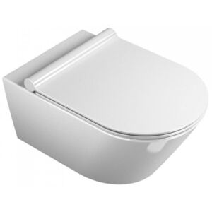 Catalano ZERO, závesná WC misa so sedátkom pomaly-padajúcim, 55 x 35 cm, biela, 1VS55N00 + 5SCSTP00