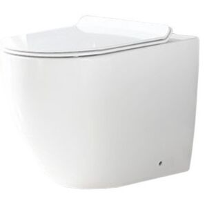 REA CARLO - závesná WC misa 56x37 s pomaly-padajúcim sedátkom, biela, REA-C4600