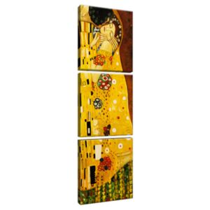 Obraz na plátne Bozk - Gustav Klimt 30x90cm 1787A_3V