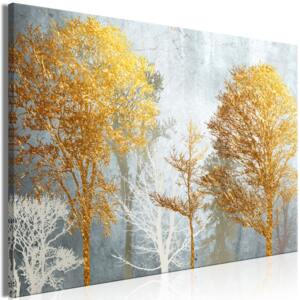 Obraz - Hoarfrost and Gold (1 Part) Wide 90x60
