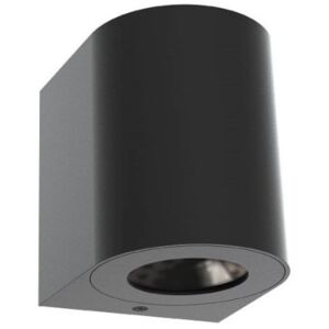Venkovní nástěnné LED svítidlo NORDLUX Canto 2 - 104 x 87 x 100 mm, černá - 49701003