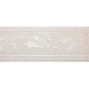 Vliesové bordúry 9587, rozmer 10,00 m x 17,7 cm, ornamenty biele, MARBURG