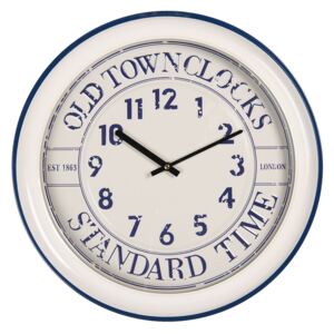 Nástenné hodiny Old Town Clocks - Ø 43 * 7 cm / 1 * AA