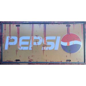 Ceduľa Pepsi 30,5cm x 15,5cm Plechová tabuľa