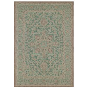 Zeleno-béžový vonkajší koberec Bougari Anjara, 200 x 290 cm