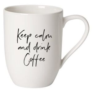 Villeroy & Boch Statement hrnček "Keep calm and drink coffee", 0,34 l