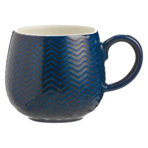 Mason Cash Impressions Mugs hrnček Chevron, 350 ml, modrý