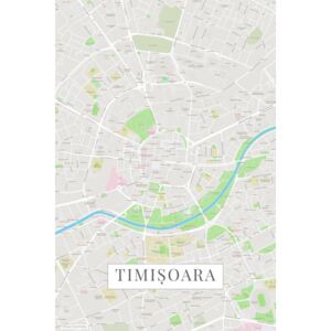 Mapa Timisoara color
